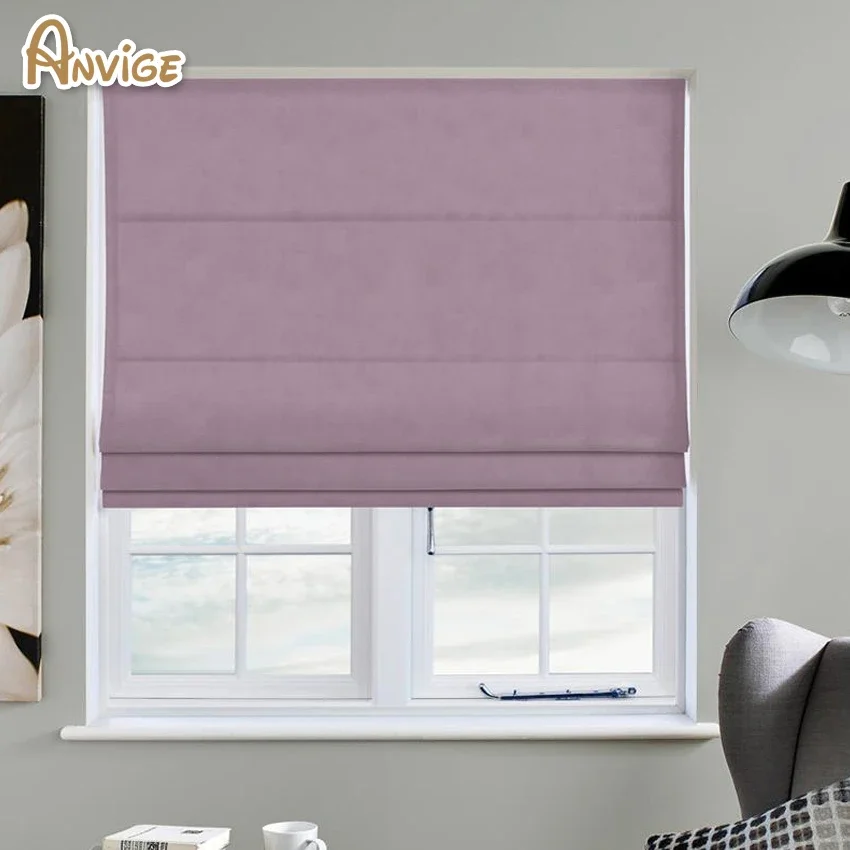 Linen Roller Blind - Modern Fashion Roman Shades ,Easy Install