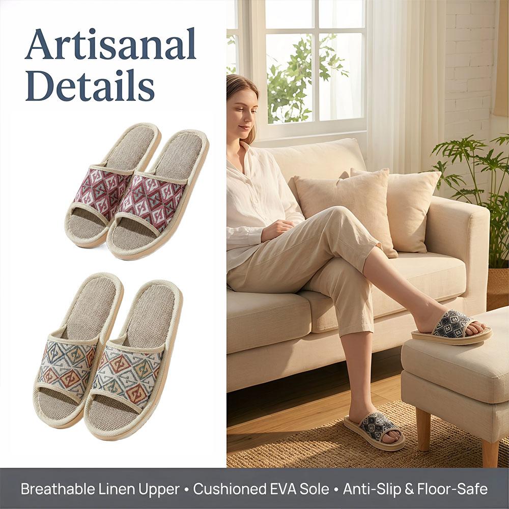 Four Seasons Linen Slippers Co - огляд і ціна Linen Roller Blind