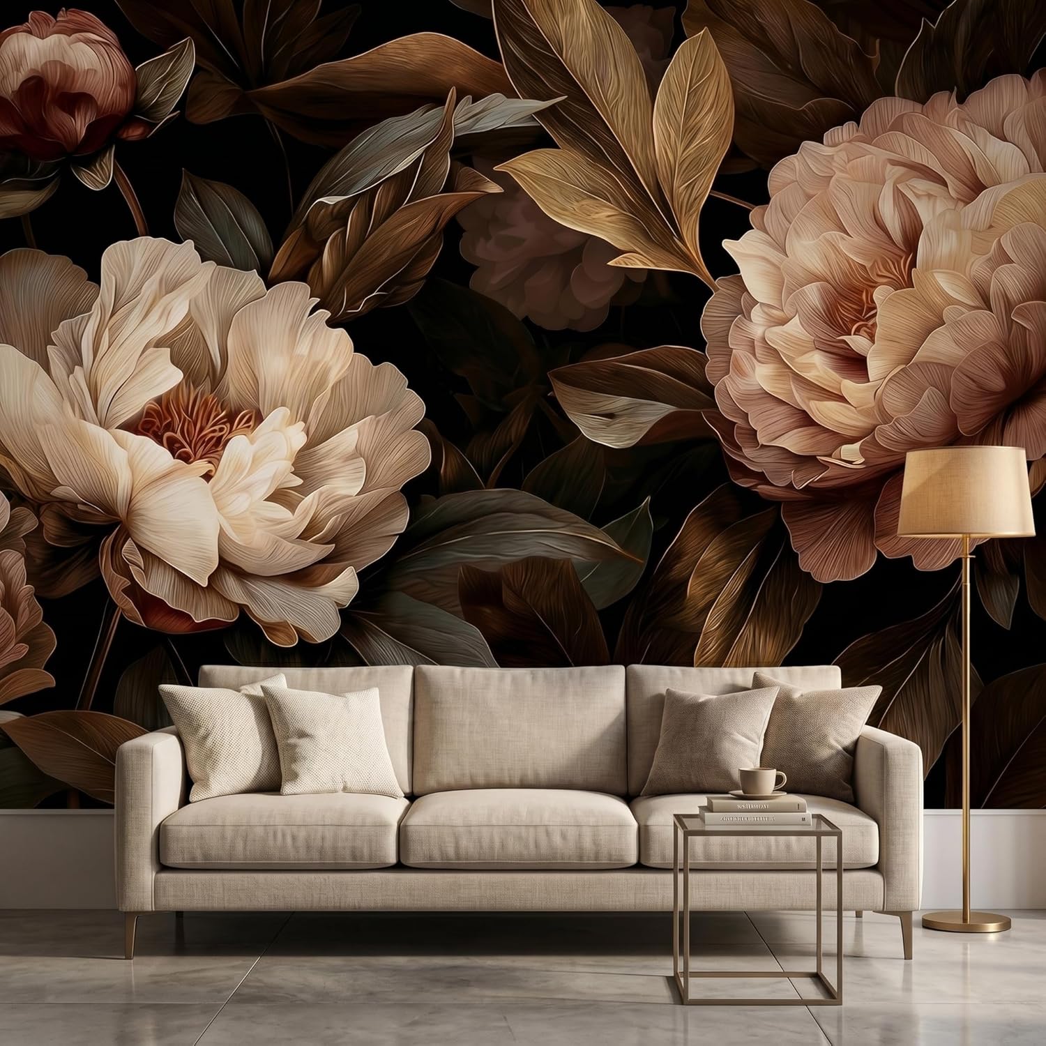 Elegant Peony Floral Tapestry  - огляд і ціна Interior Design Home Decor