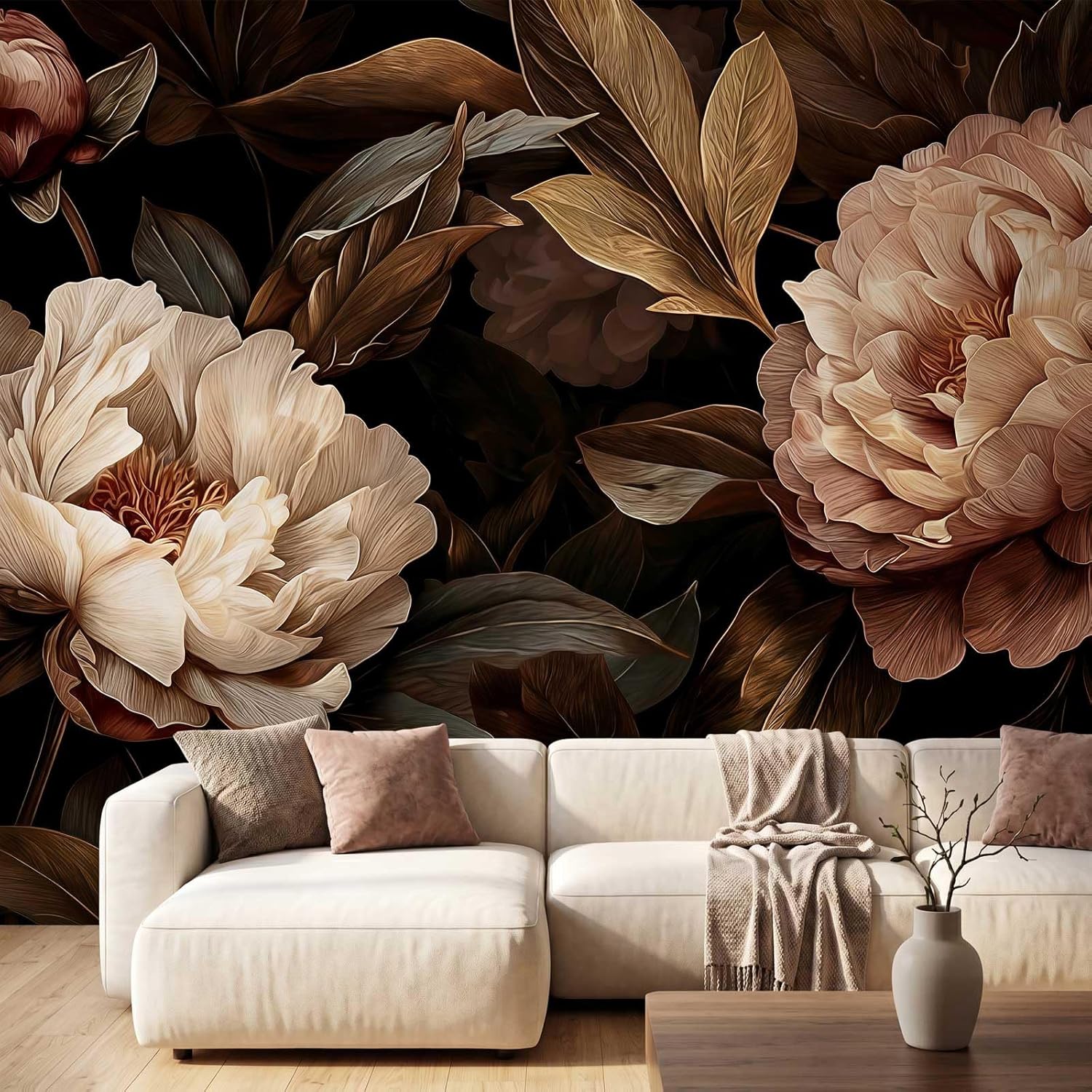 Elegant Peony Floral Tapestry  - огляд і ціна Interior Design Home Decor