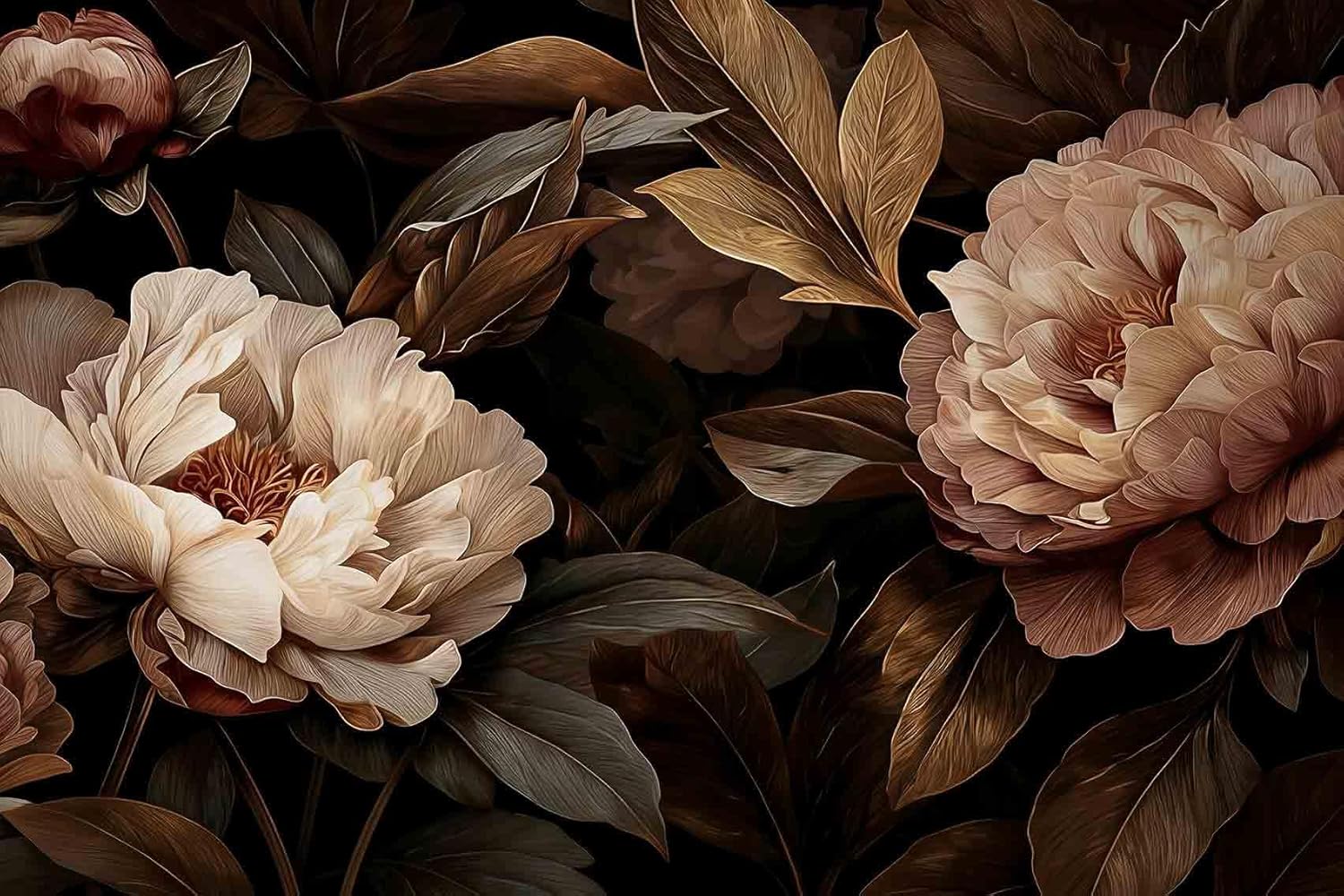 Elegant Peony Floral Tapestry  - огляд і ціна Interior Design Home Decor