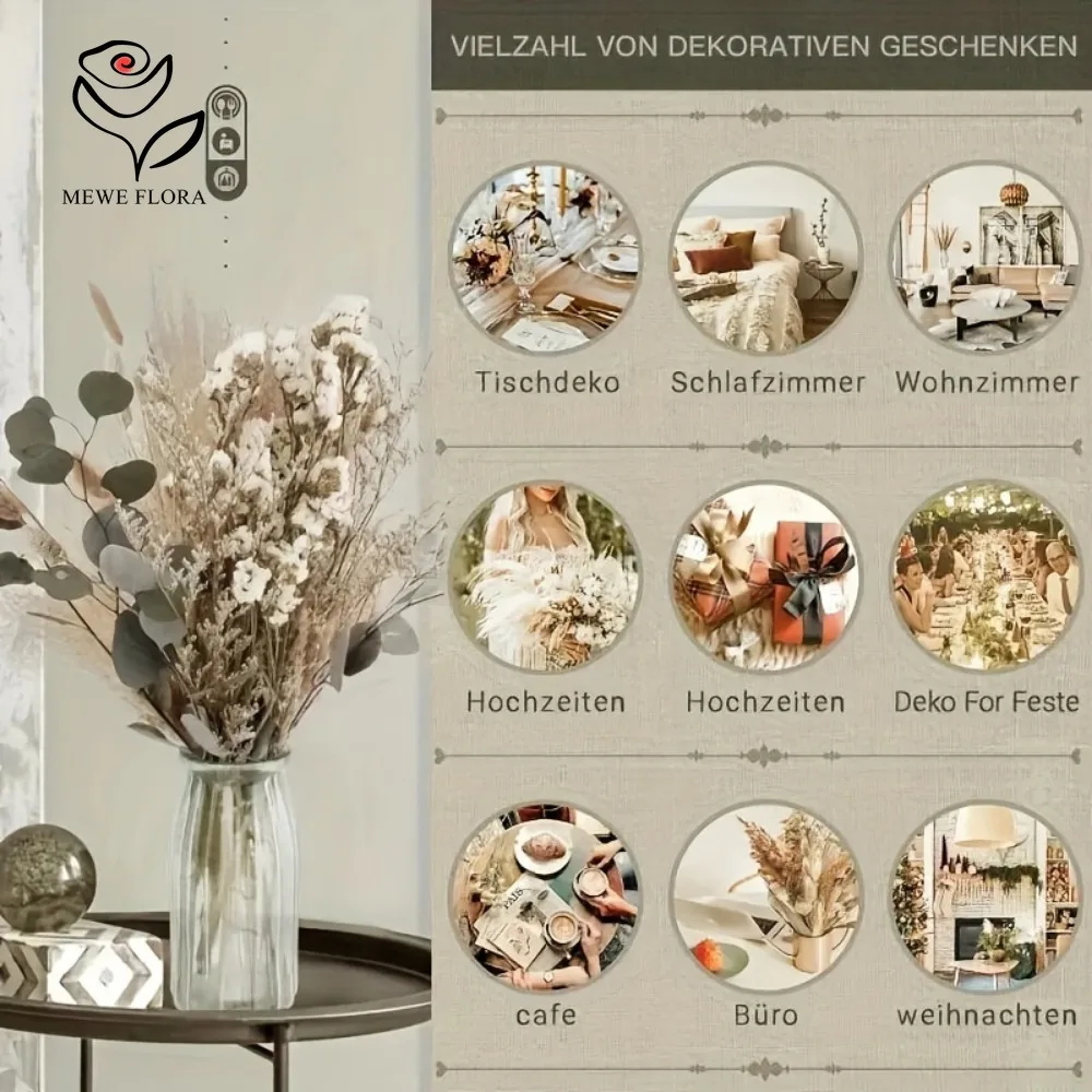 Natural Dried Flowers Bouquet  - огляд і ціна Dried Pampas Bundle