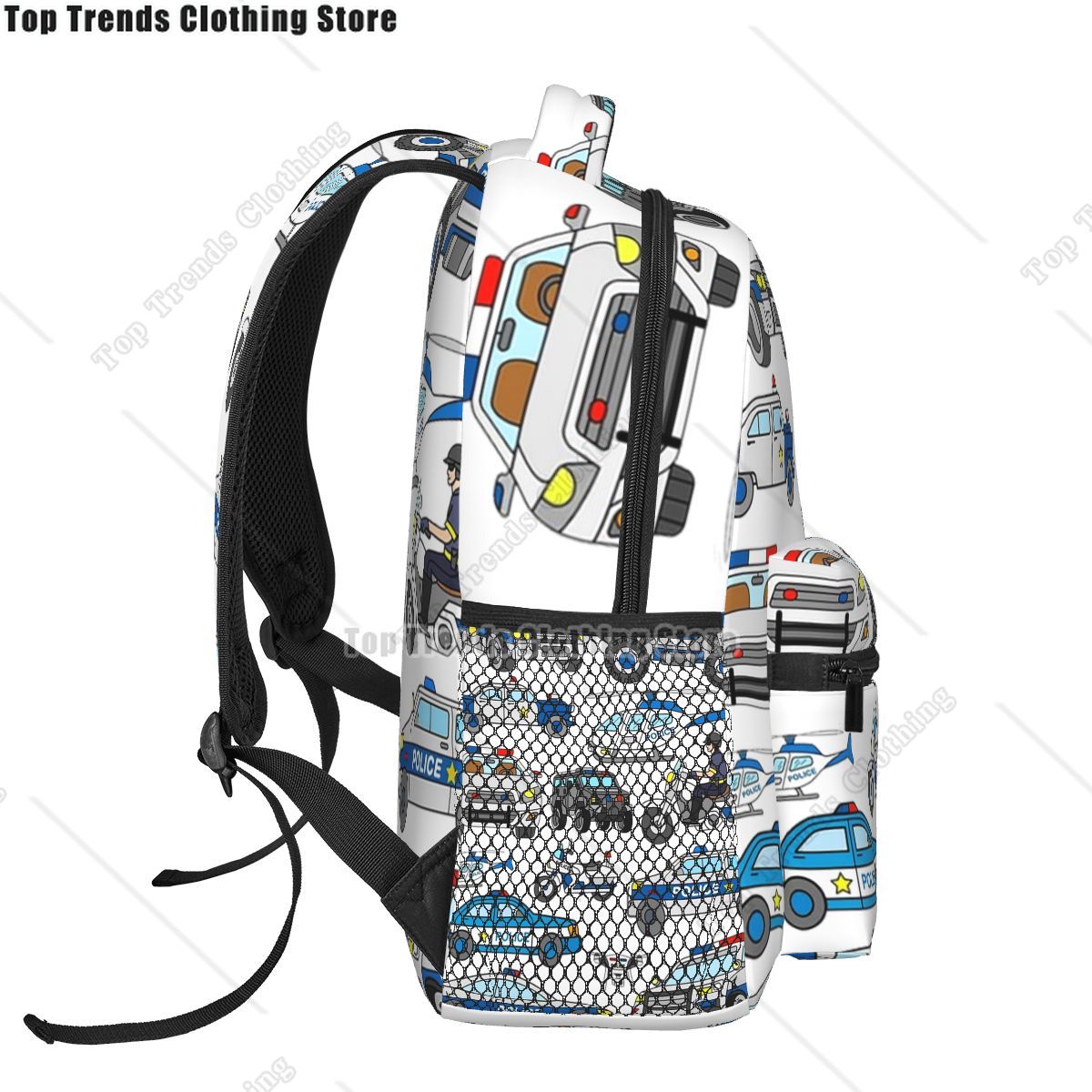 Police Car Design Backpacks Bo - огляд і ціна Interior Design Product