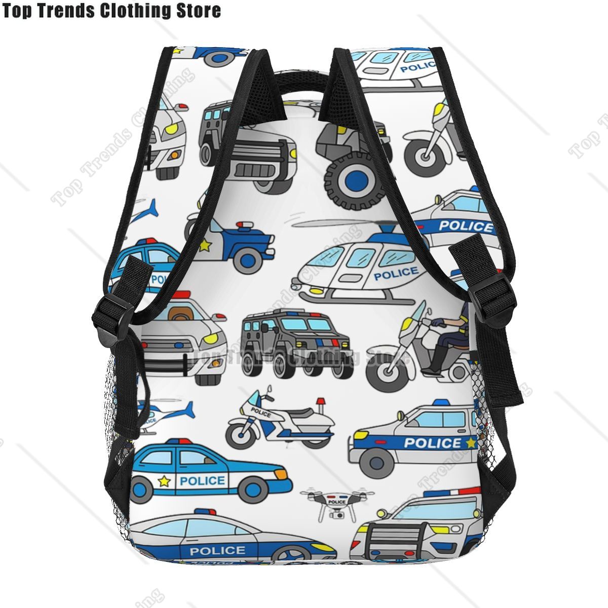 Police Car Design Backpacks Bo - огляд і ціна Interior Design Product