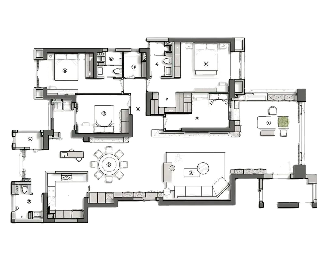 Sanhai House Plans Interior De - огляд і ціна Interior Design And Construction