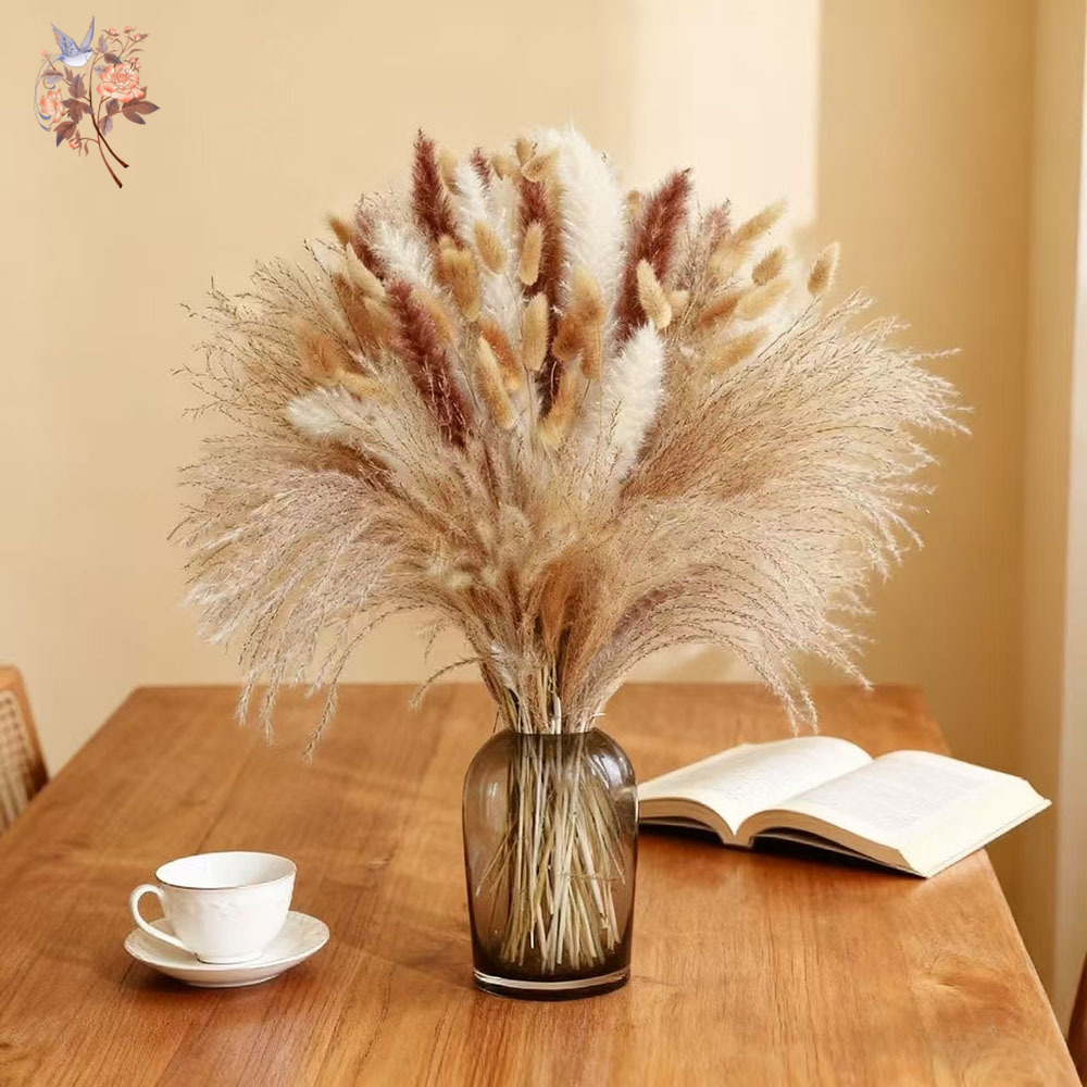 Mixed Natural Dried Flower Bou - огляд і ціна Dried Pampas Bundle