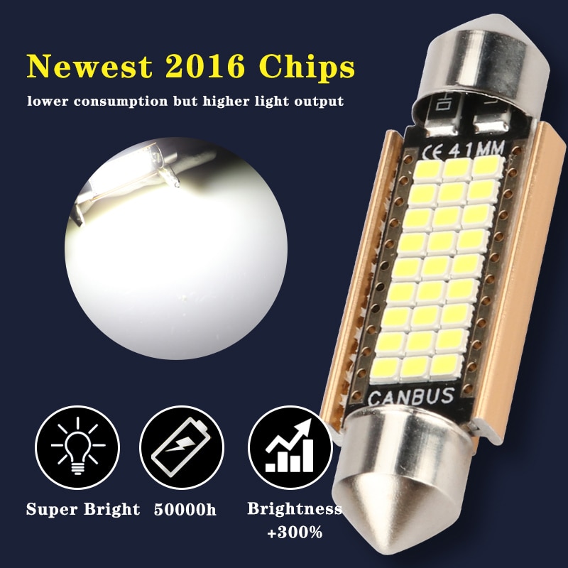4pcs C5W LED Car Light Bulb 31 - огляд і ціна Interior Design Gold