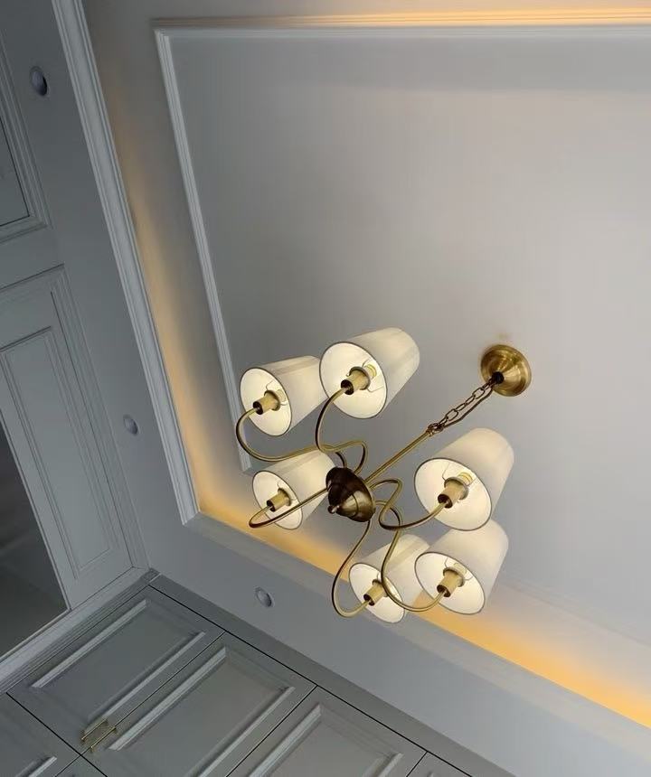 Copper Chandelier For Living R - огляд і ціна Interior Design Gold