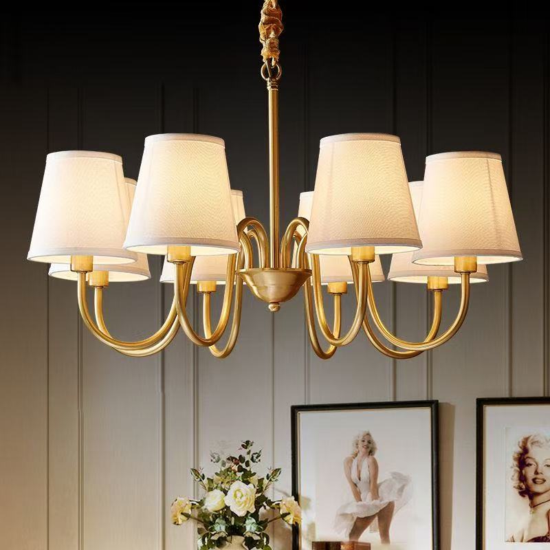 Copper Chandelier For Living R - огляд і ціна Interior Design Gold