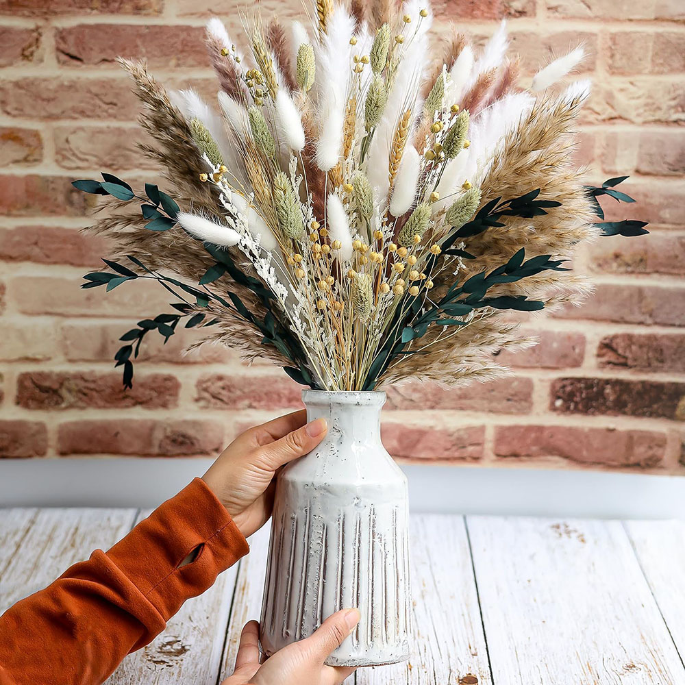 100pcs Dried Pampas Grass Bouq - огляд і ціна Dried Pampas Bundle
