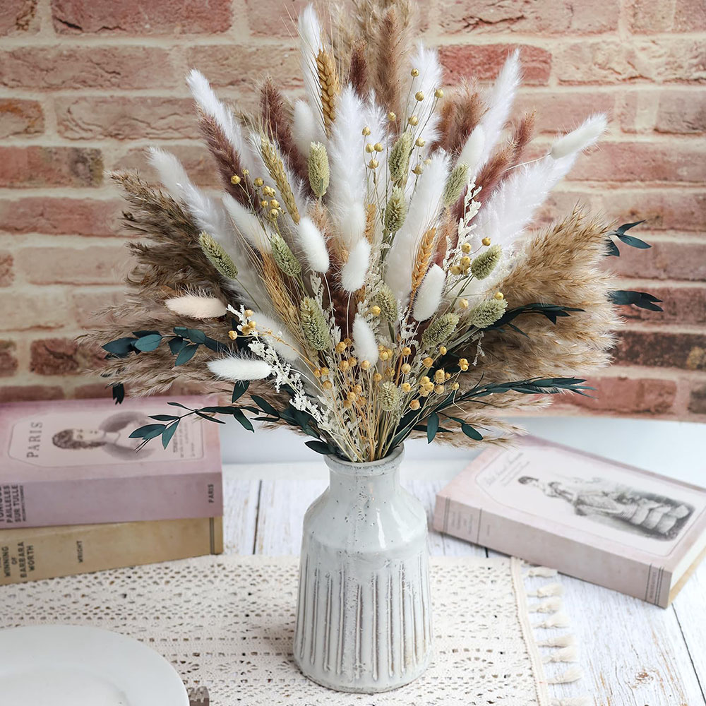 100pcs Dried Pampas Grass Bouq - огляд і ціна Dried Pampas Bundle