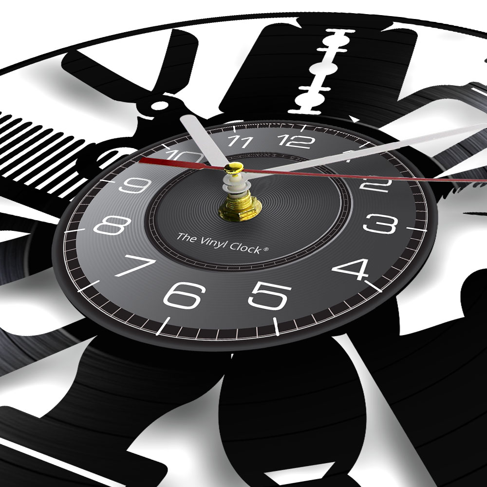 Hair Salon Tools Wall Clock Ba - огляд і ціна Interior Design Living Room Ideas