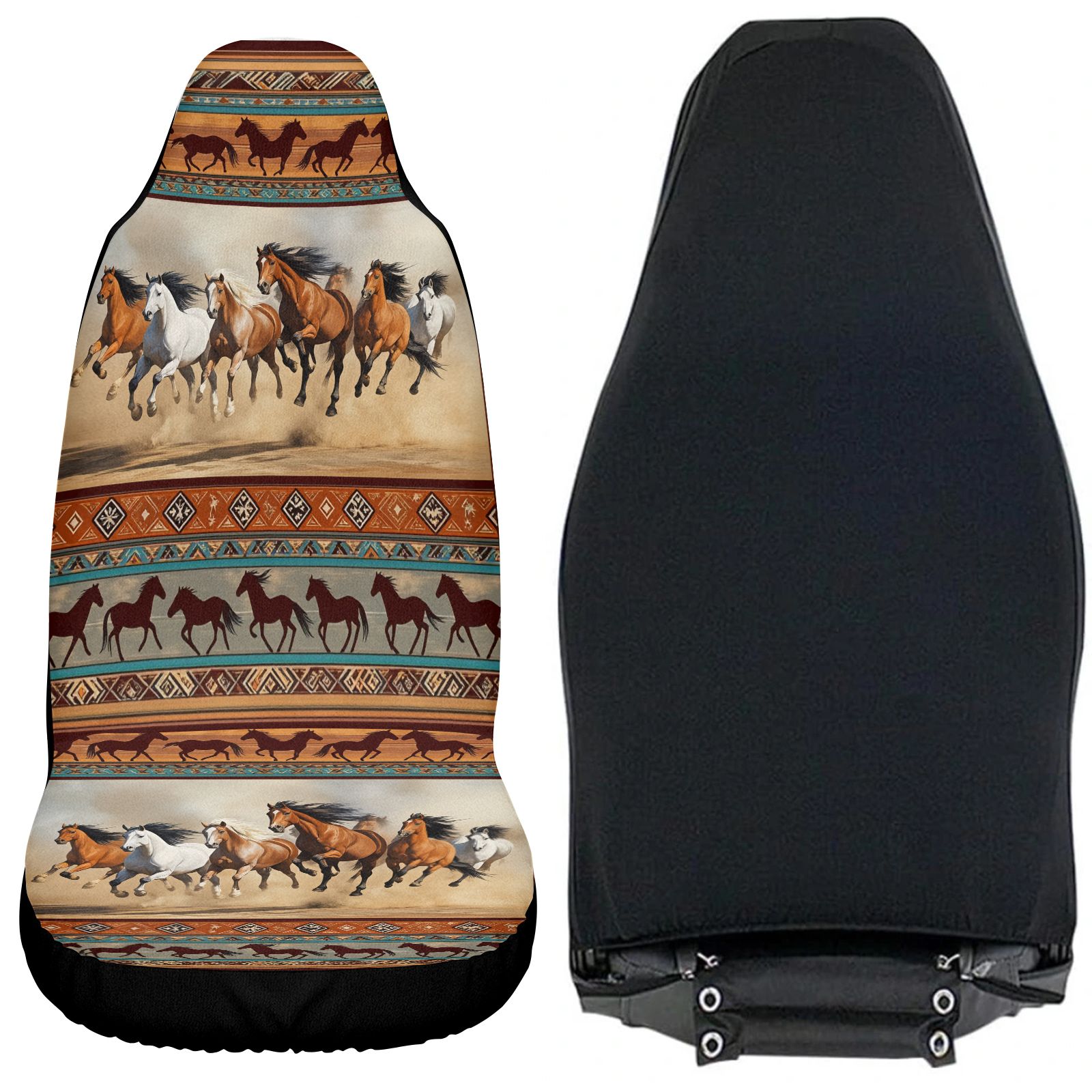 Car Seat Covers With Horse Pat - огляд і ціна Interior Design Earth Tones