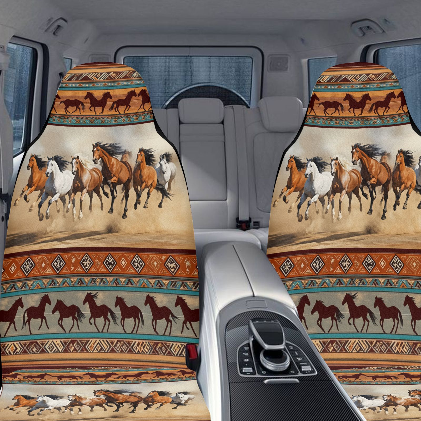 Car Seat Covers With Horse Pat - огляд і ціна Interior Design Earth Tones