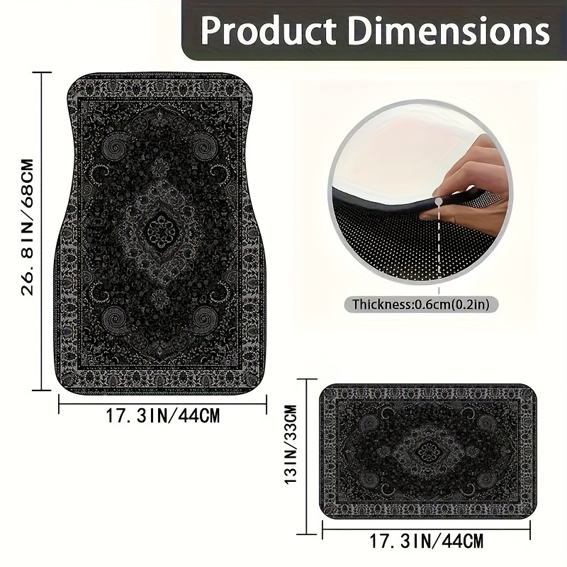 Car Floor Mats Rectangular Ban - огляд і ціна Interior Design Product