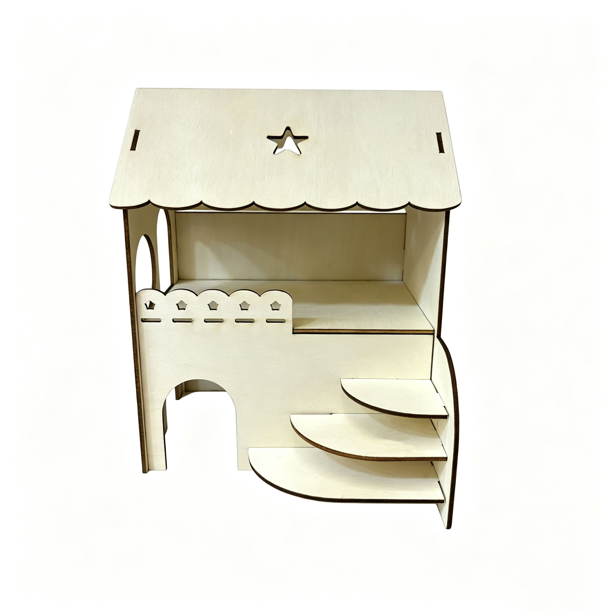 Hamster Two-Story Wooden House - огляд і ціна Interior Design Gold