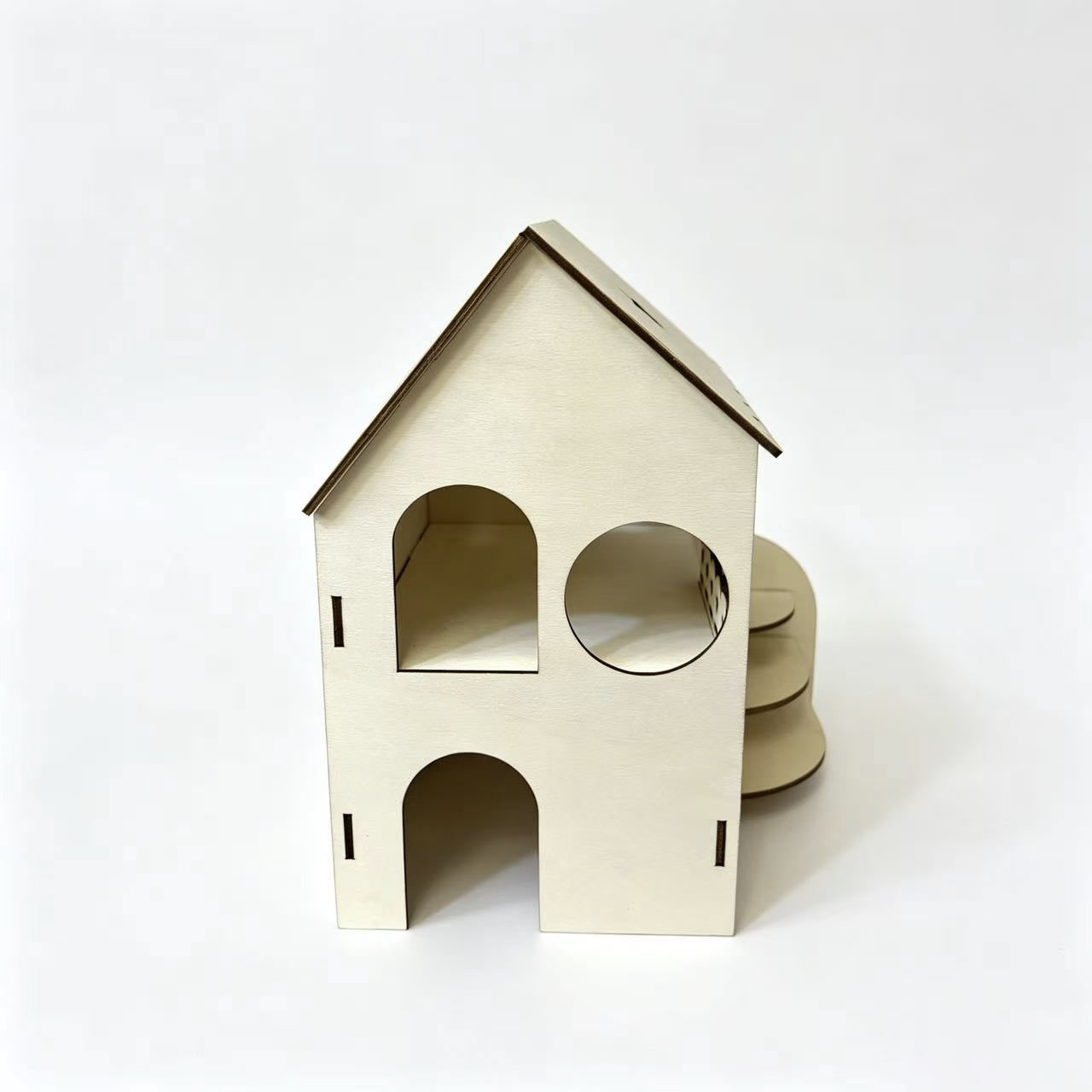 Hamster Two-Story Wooden House - огляд і ціна Interior Design Gold