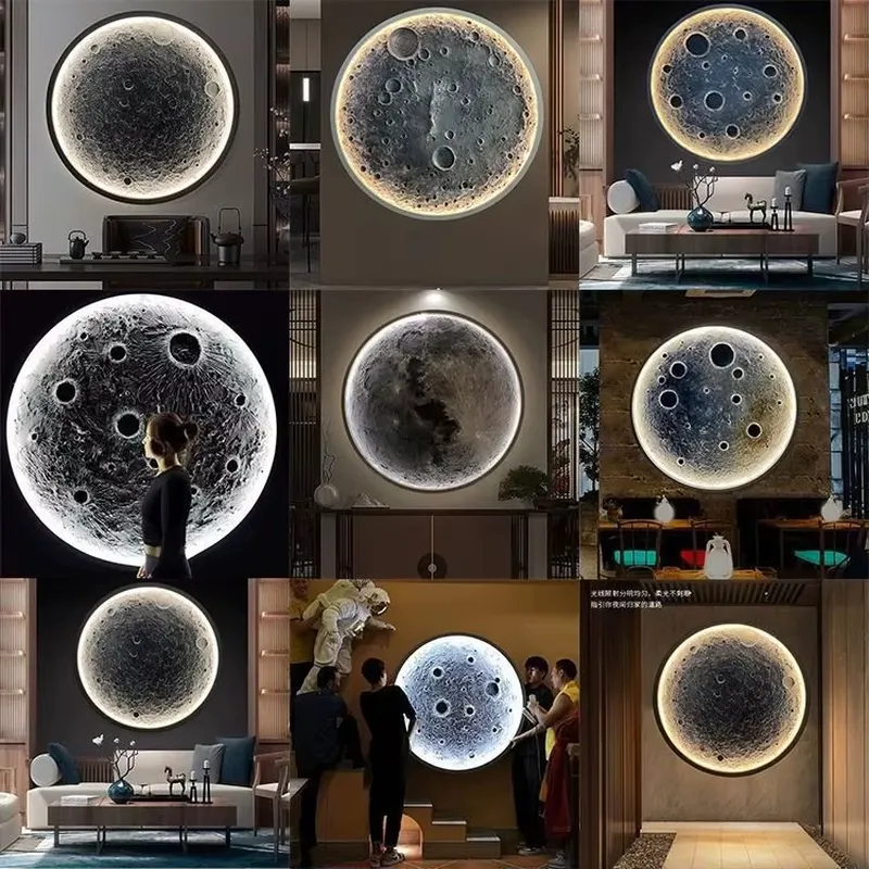 3D Moon Lamp LED Night Light C - огляд і ціна Interior Design Living Room Ideas